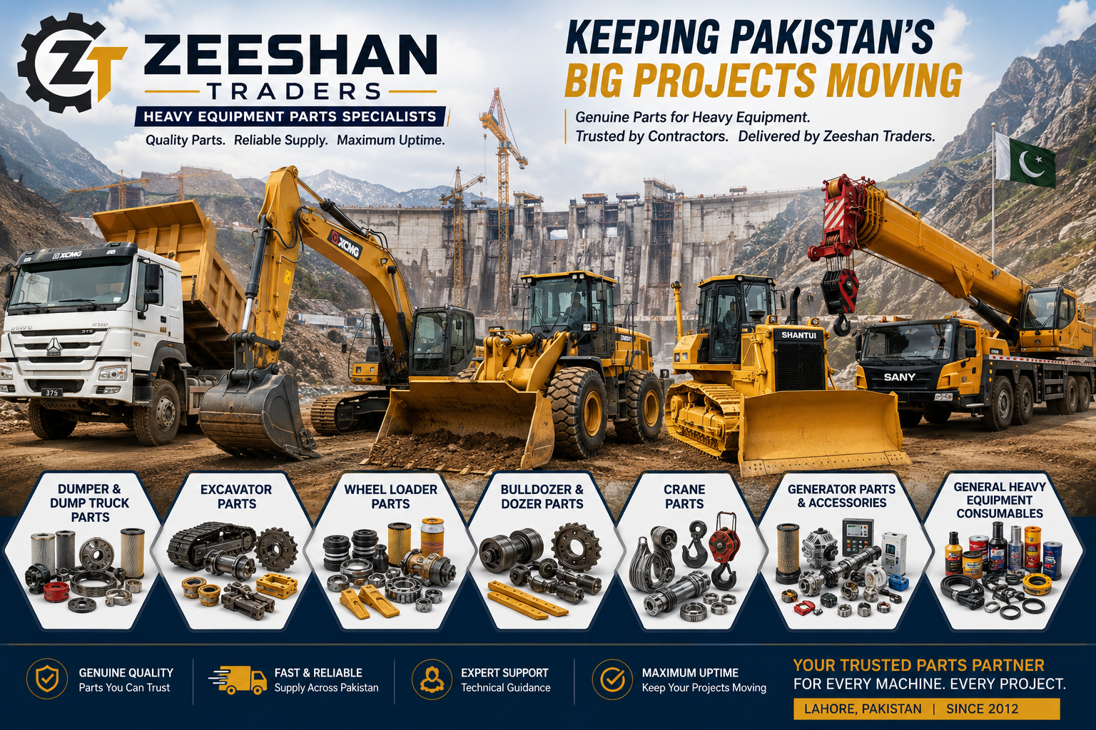 Heavy Equipment & Construction Vehicle Parts